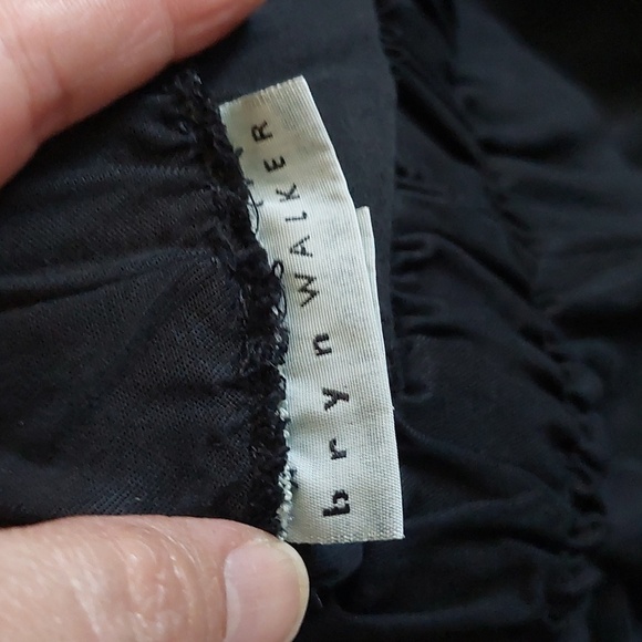 Bryn Walker High Rise Wide Leg Elastic Waist Pull On Pant Large Minimalist - Picture 4 of 7